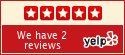 We have 2 reviews on Yelp